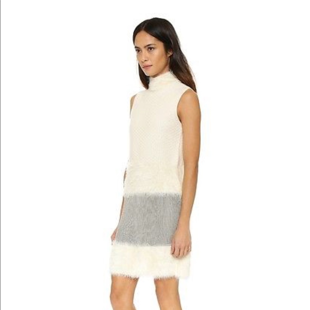NWT Diane Von Furstenberg Plush Dress $448 - Picture 3 of 4