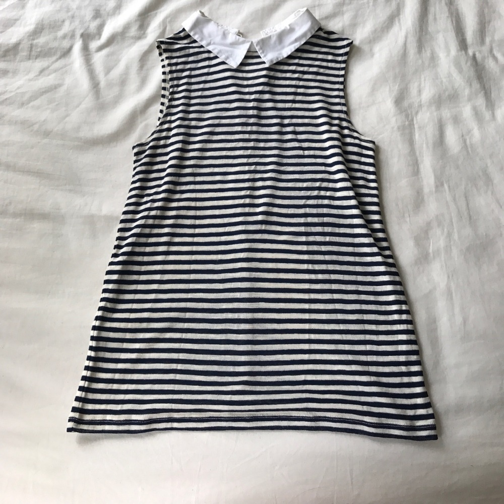 Madewell collared sleeveless shirt