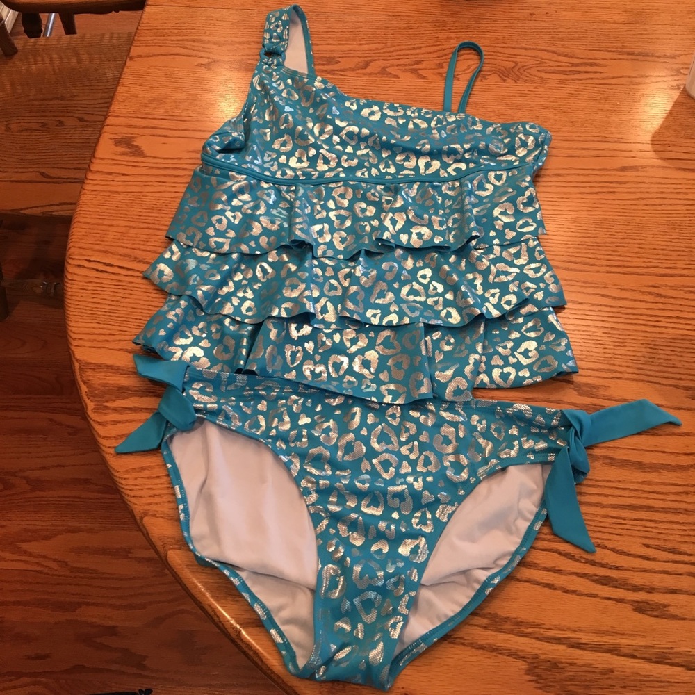 Justice girls tankini bathing suit