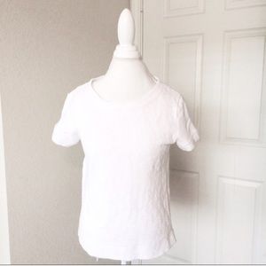 Lou & Grey Thick Textured White Tee