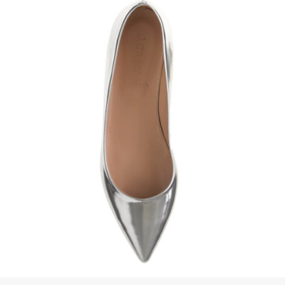 **1 day only ** J. Crew Metallic Flats