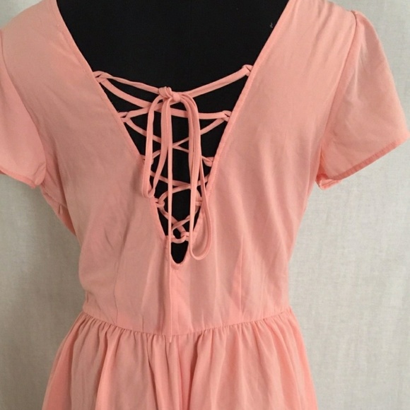 Light pink LA Hearts romper - Picture 3 of 4