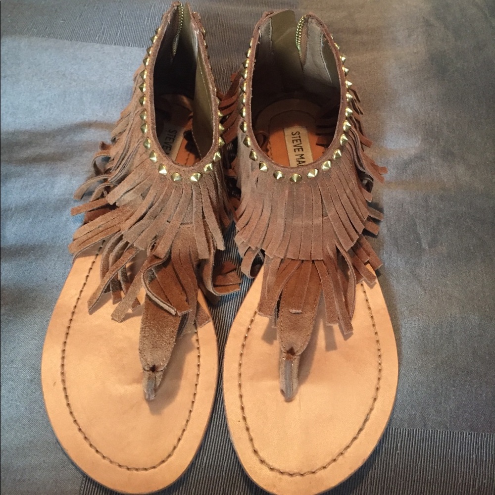 Steve Madden fringe sandals