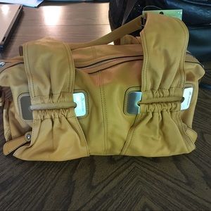 Makowsky mustard shoulder bag