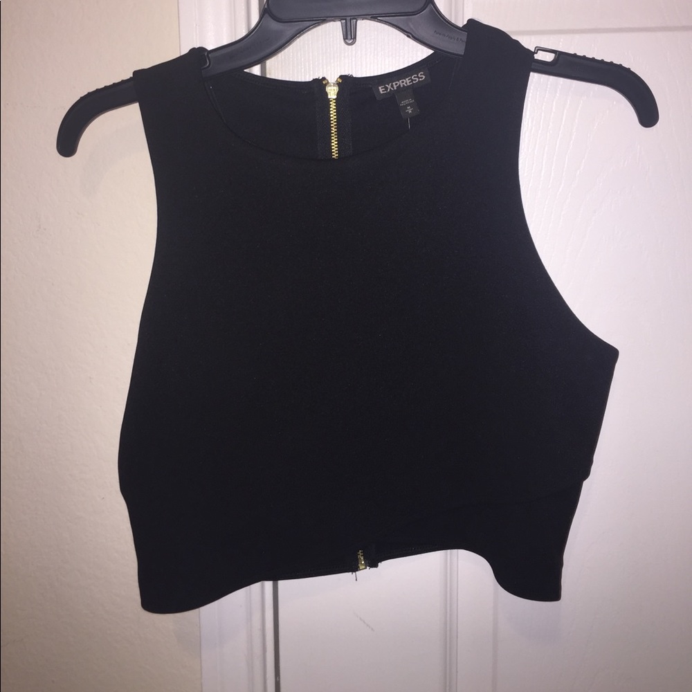 Express Black Crop top(NWT)