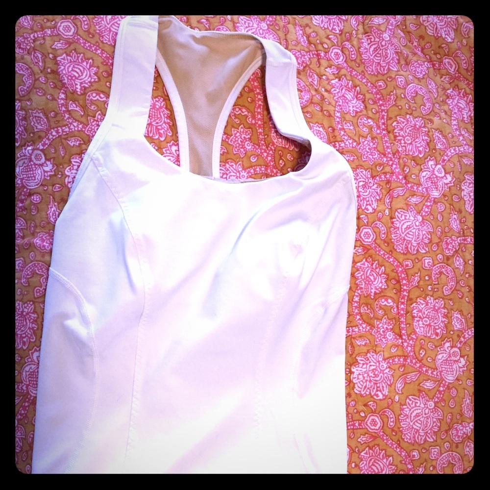 Lululemon white tank