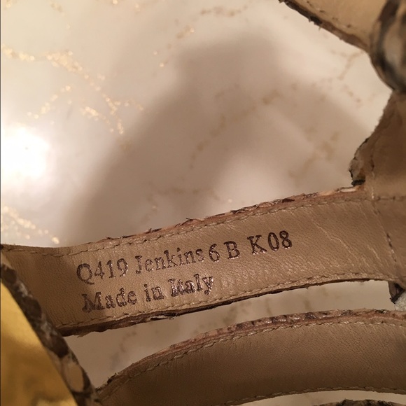 Coach Python Open Toe Sandals - Picture 3 of 4