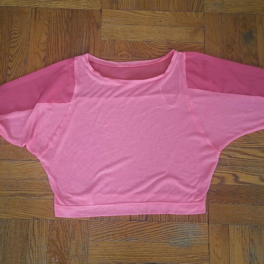 NEW summer see trough dolman cover up top size L
