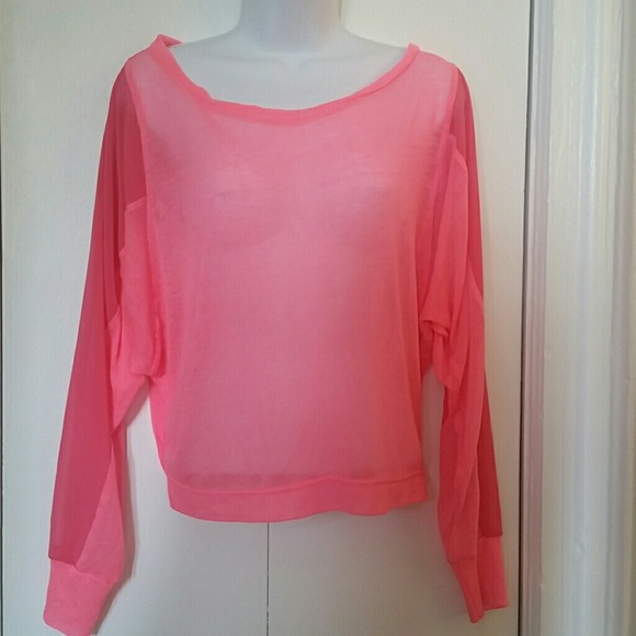 NEW summer see trough dolman cover up top size L - Picture 2 of 3