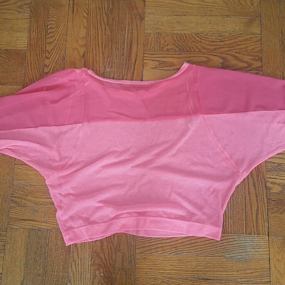 NEW summer see trough dolman cover up top size L - Picture 3 of 3