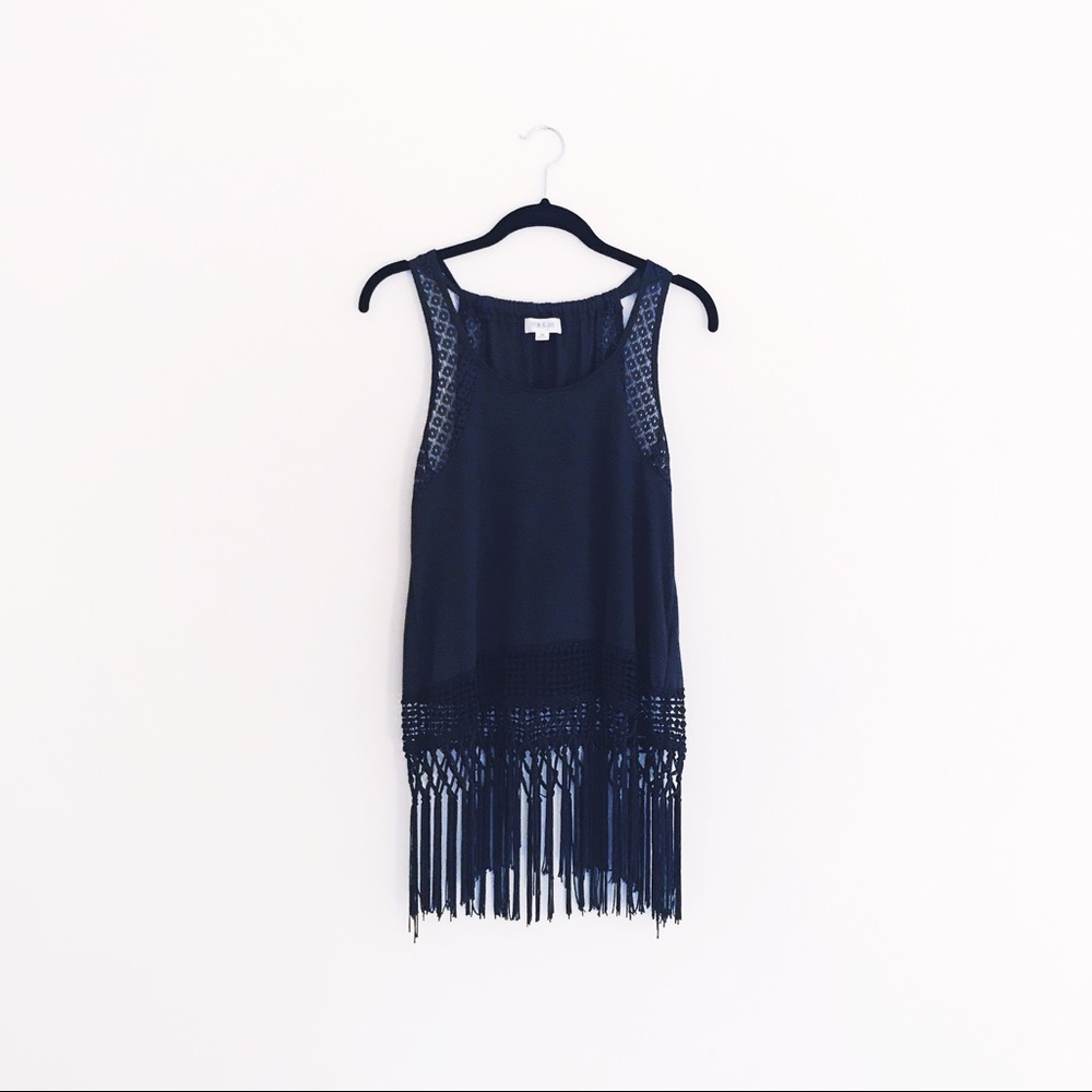 fringe crop top
