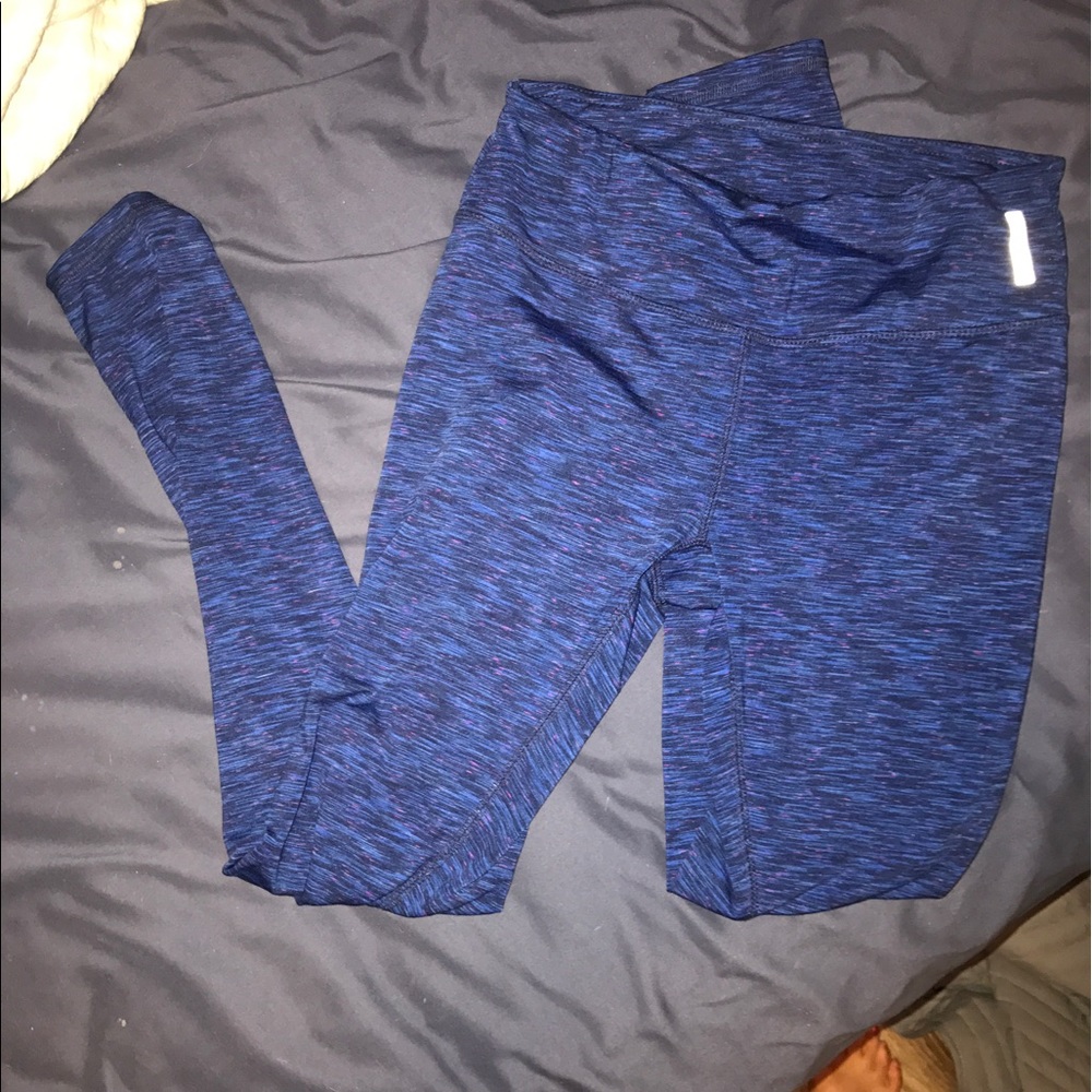 Blue leggings