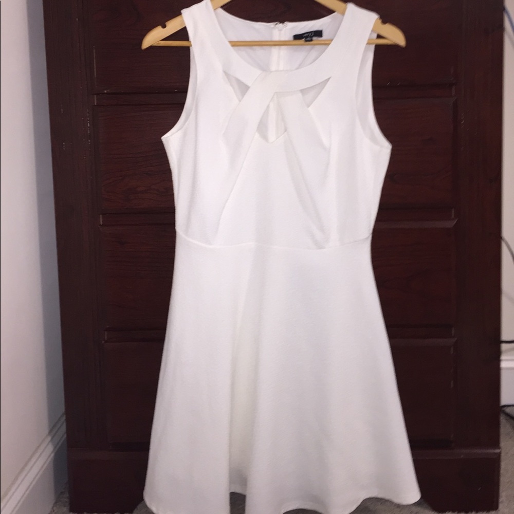 White Skater Dress