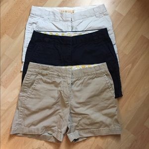 J Crew city fit chino shorts bundle