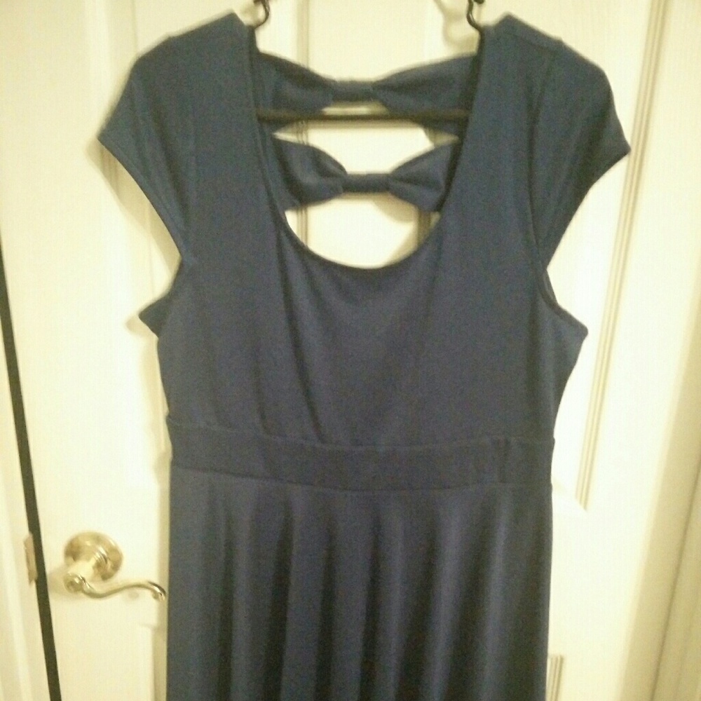 Monteau brand blue dress, NWT, size Large