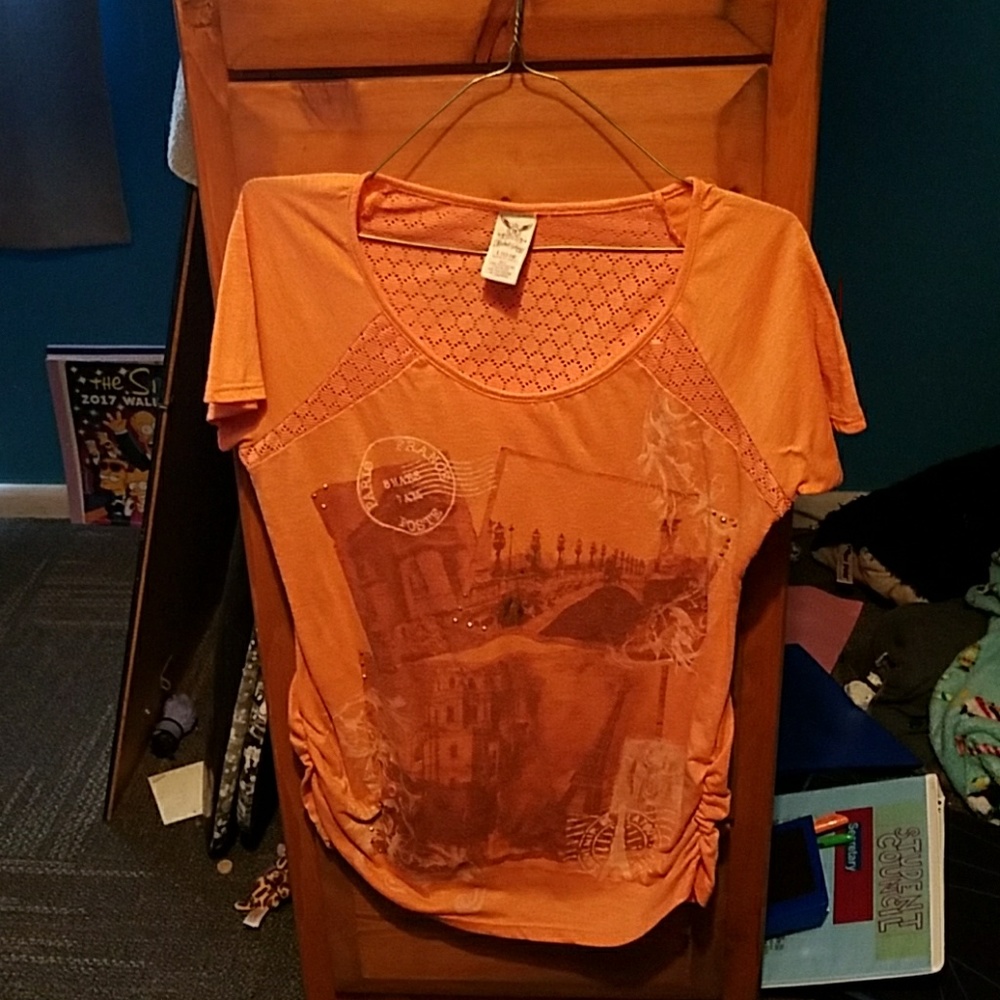 Orange Faded Glory shirt