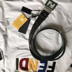 Fendi shirt and belt combo