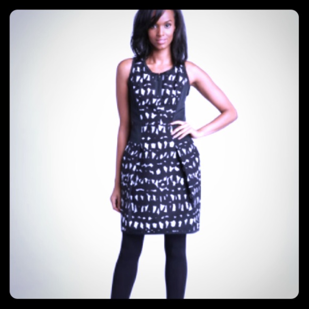Milly printed side-panel dress