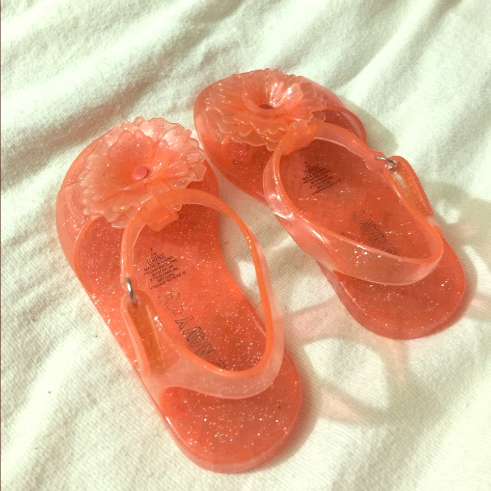 Old Navy Glitter Jelly Sandals