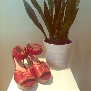Never Worn! Miz Mooz Yasmina Ankle Strap Wedge