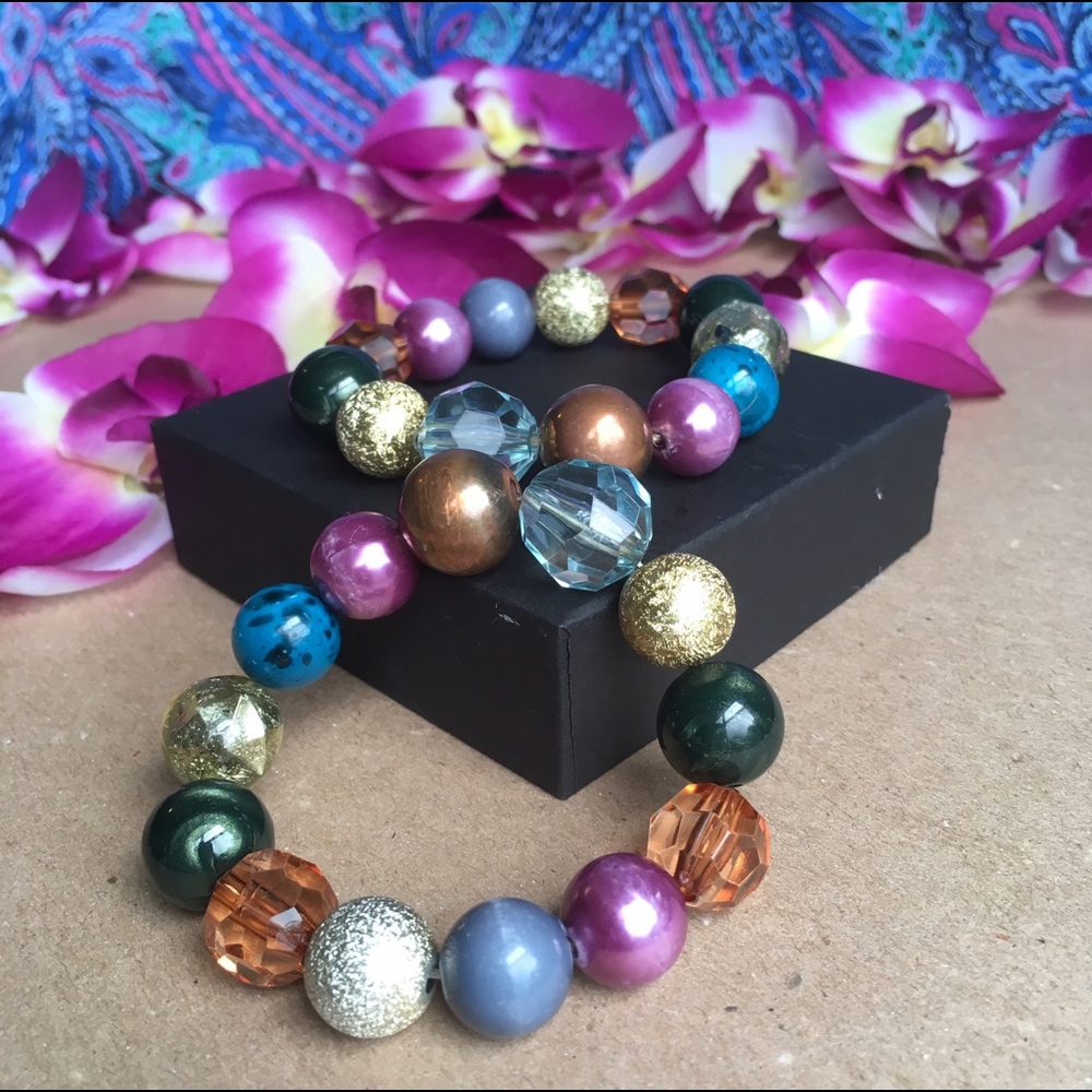 Colorful beaded bracelets