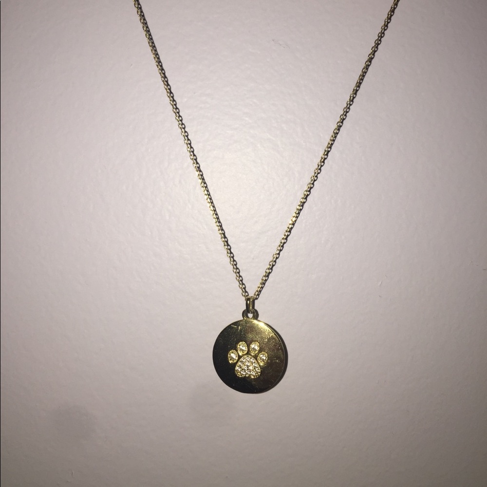 adorable paw necklace!