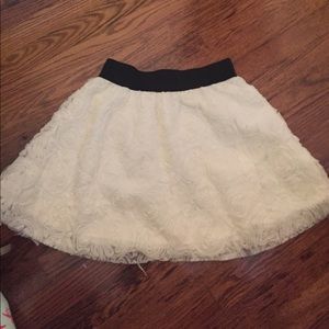 White skirt