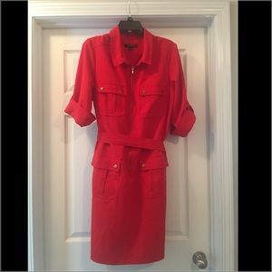 Fire Hot Red-Orange Dress