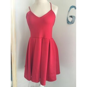 Red Skater Dress