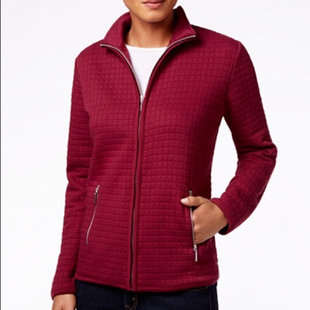 Red jacket