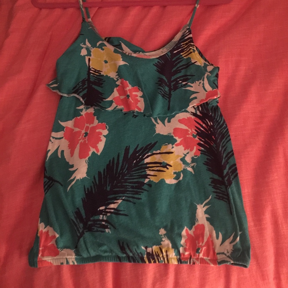 Cute floral old navy tank