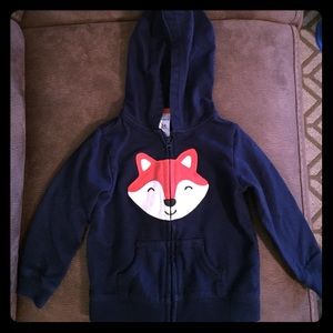 Carter's Cute Fox Hoodie- 24 mos