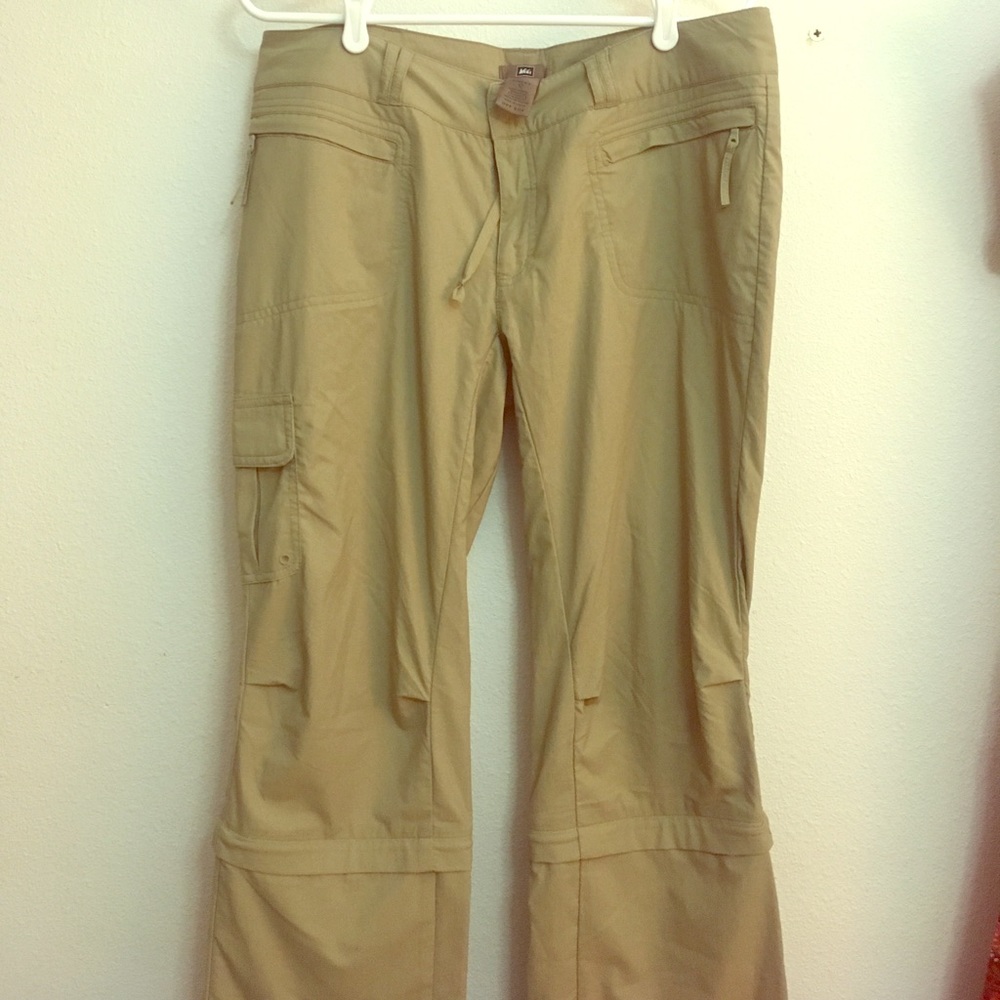 SPF 50 REI Zip Off Sahara Convertible Hiking Pants