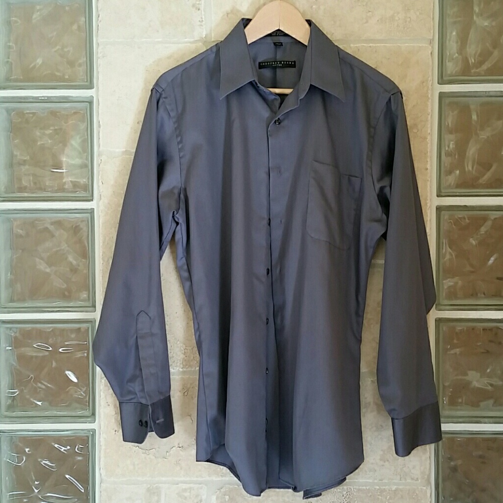 Men's fitted wrinkle free shirt
