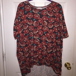 EUC 🦄 LLR S Irma tunic. Beauty & the Beast ROSES