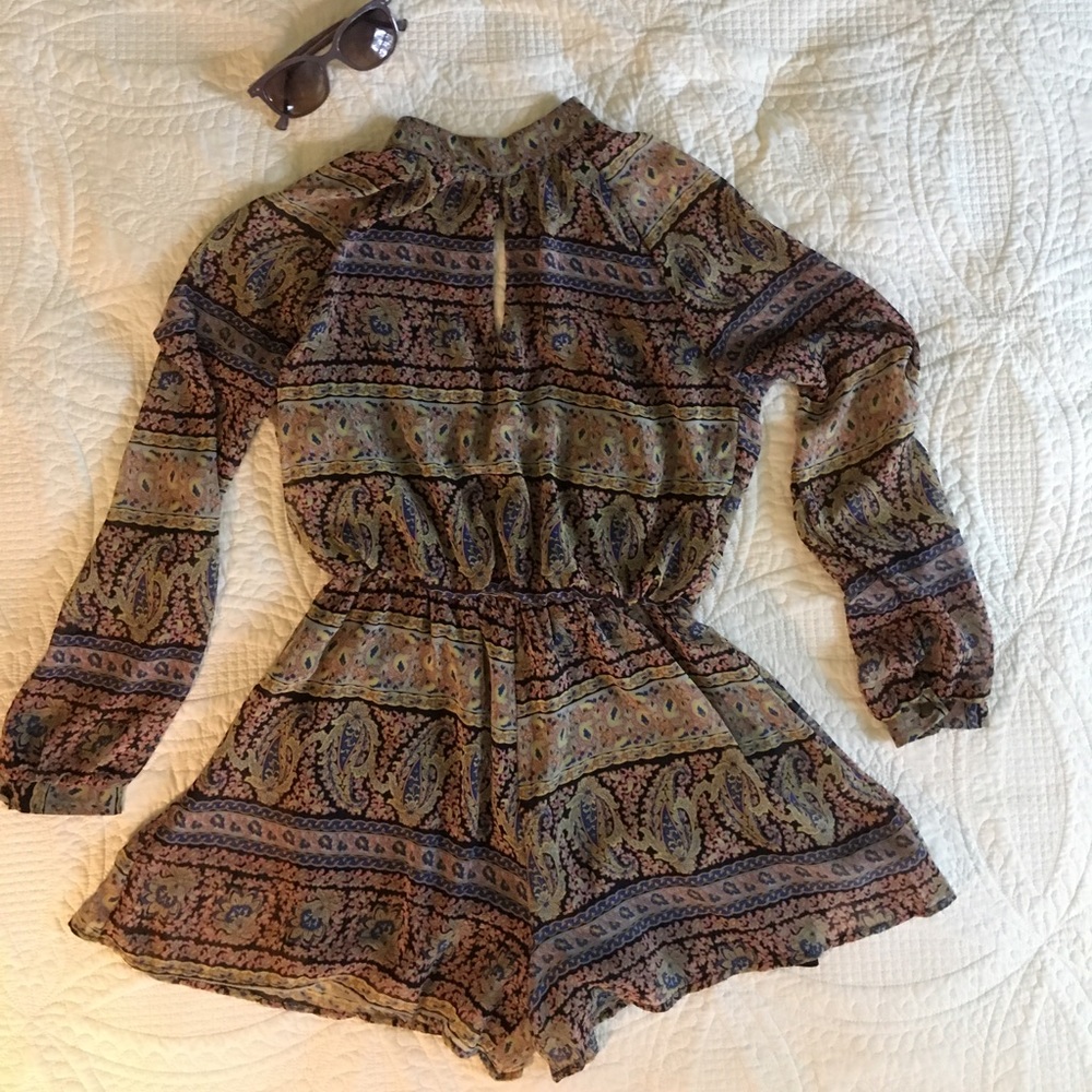 Long sleeve romper