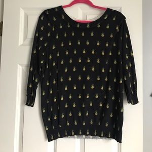 J Crew Pineapple sweater