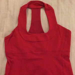 Lululemon tank with built in bra. Size 6