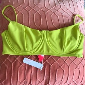 Lolli citron underwire bikini top M