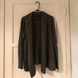 Gray Knit Cardigan