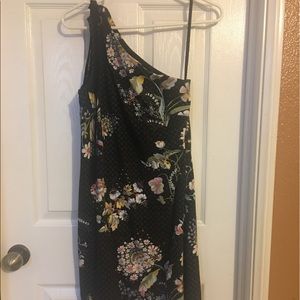 Anthropologie one shoulder dress