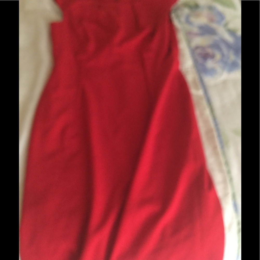 Red Calvin Klein  dress