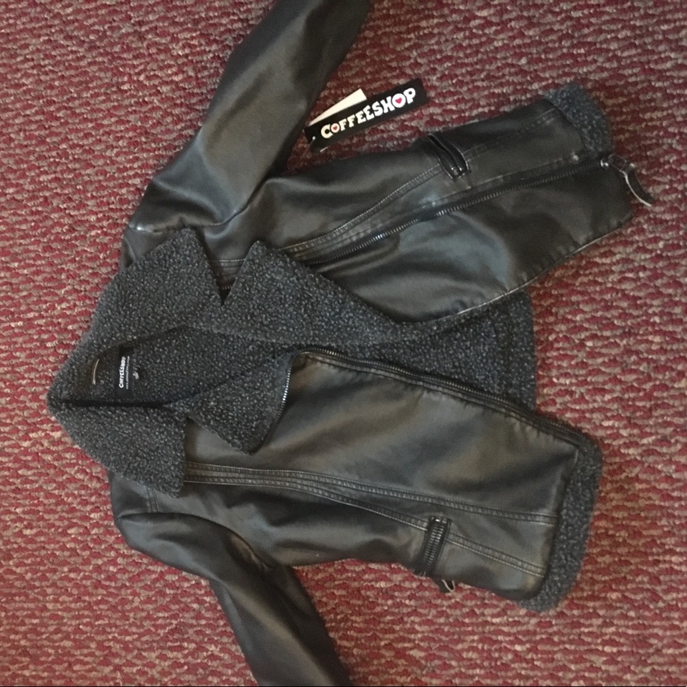 Coffeeshop coat.
