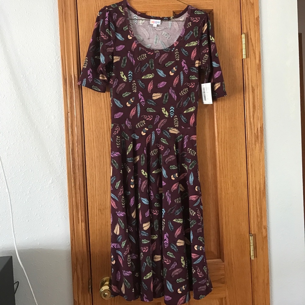 LuLaRoe multicolored dress!