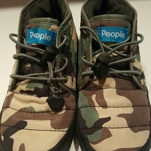 Kid's camo shoes by People Footwear