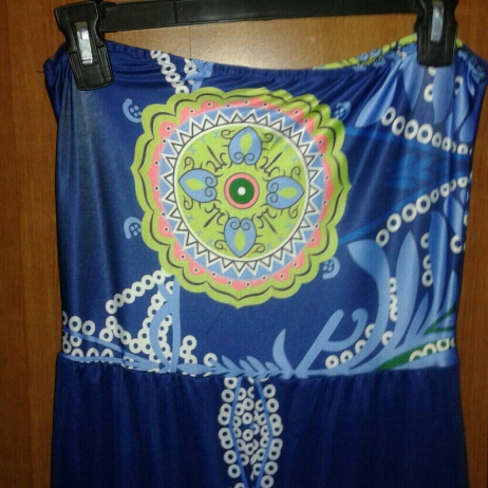 Aztec Strapless Jumpsuit - Picture 2 of 4