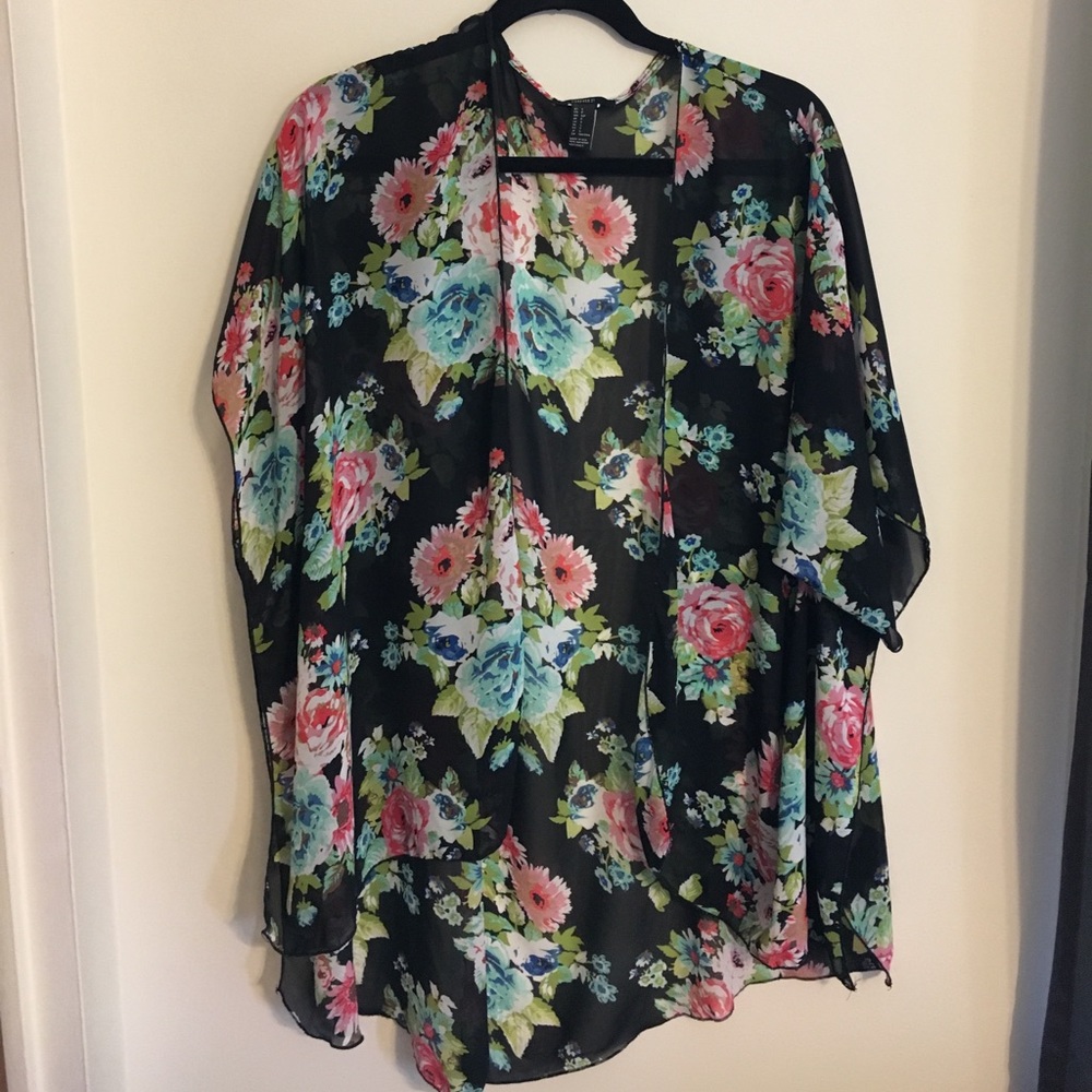 Floral kimono