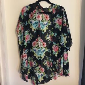Floral kimono