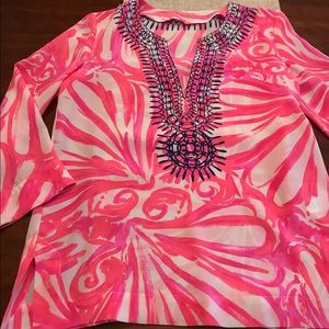 Lilly Pulitzer Amelia Island Tunic SIZE S