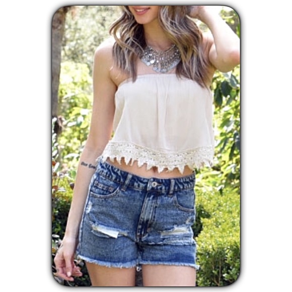 💥SALE Acid Wash Distressed Jean Short XSSML NWT - Picture 3 of 6